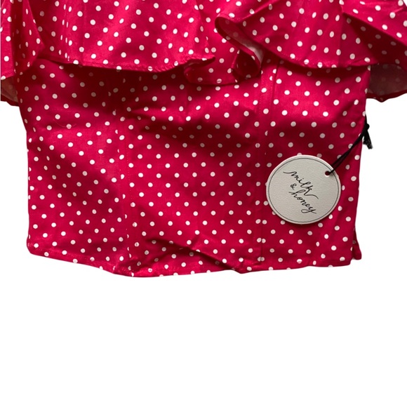 Pink Ruffle Tube Top - Picture 4 of 7